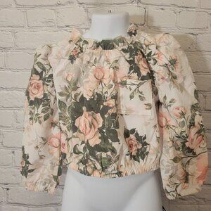 Chaser Girls' Floral Long Sleeve Tee